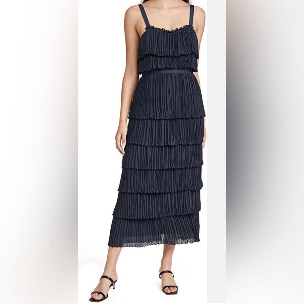 Cinq a sept Eliane ruffle dress